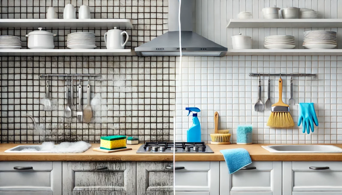 Truques para Limpar Azulejos e Rejuntes da Cozinha