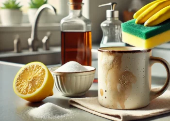 Como remover manchas de chá e café das canecas
