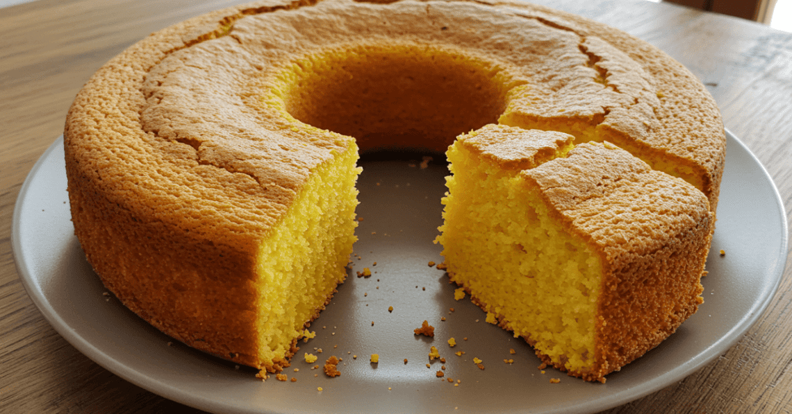 Receita de Bolo de Fubá Fácil e Prático no Liquidificador