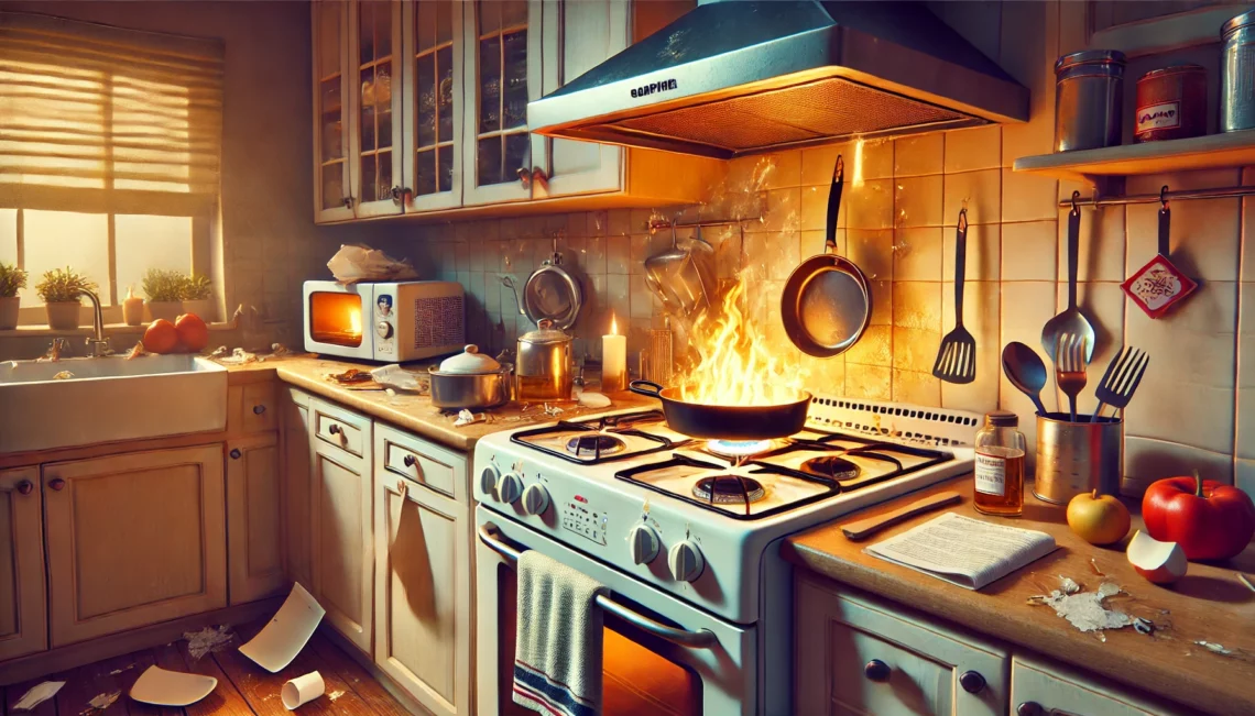 10 hábitos na hora de cozinhar que aumentam o risco de incêndio