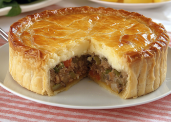 Receita de Empadão de Carne Moída com Requeijão: Fácil e Saboroso!