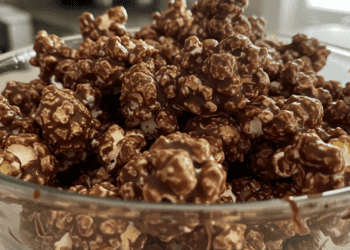 Receita Fácil de Pipoca Doce com Chocolate