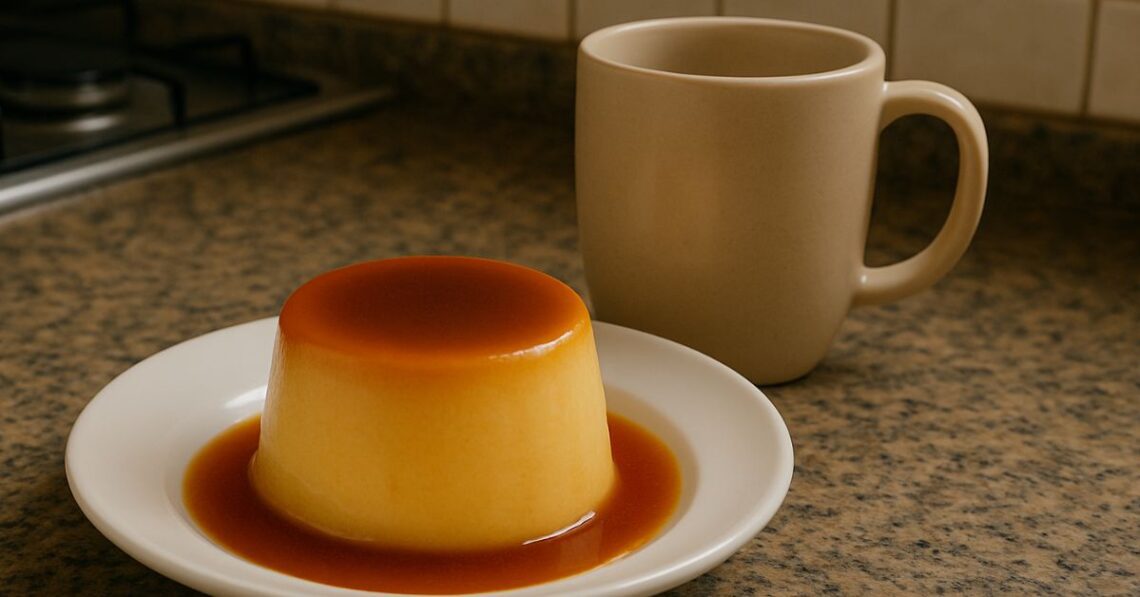 Pudim de Caneca no Micro-ondas: Sobremesa Feita em 5 Minutos