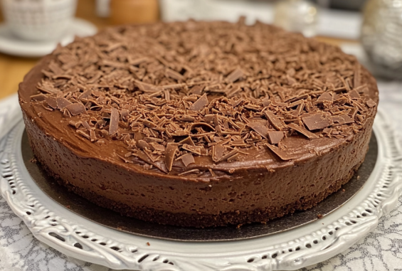 Como Fazer Torta Mousse de Chocolate Cremosa e Saborosa