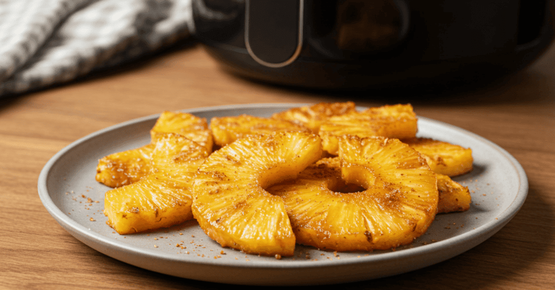 Abacaxi Assado na Airfryer: Prático e Cheio de Sabor!