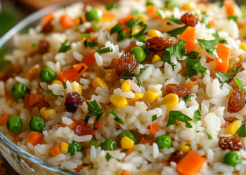 Arroz à Grega para o Natal: Simples, Colorido e Delicioso