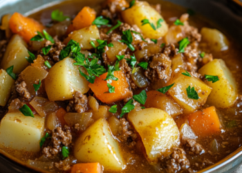 Carne Moída Ensopada com Batata e Cenoura: Receita Simples e Deliciosa!