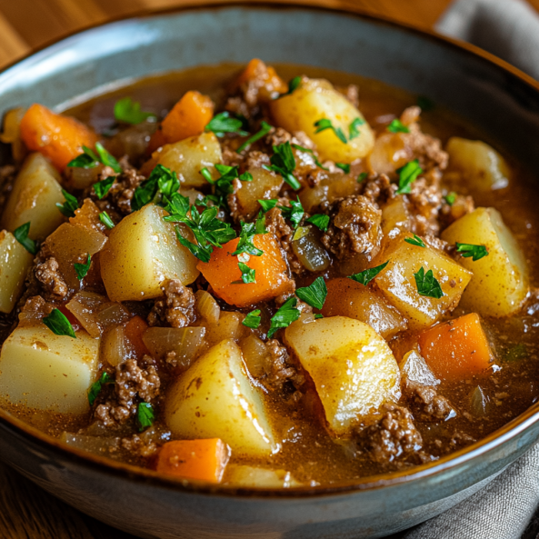 Carne Moída Ensopada com Batata e Cenoura: Receita Simples e Deliciosa!