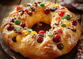 Receita de Rosca de Natal para as Festas de Fim de Ano