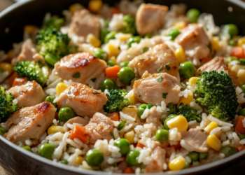 Arroz com Frango e Legumes: Refeição Completa em Uma Só Panela