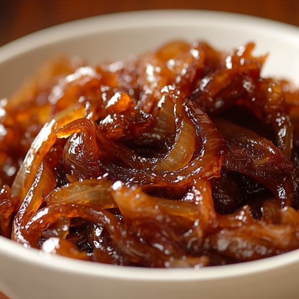 Receita Simples de Cebola Caramelizada para Hambúrguer