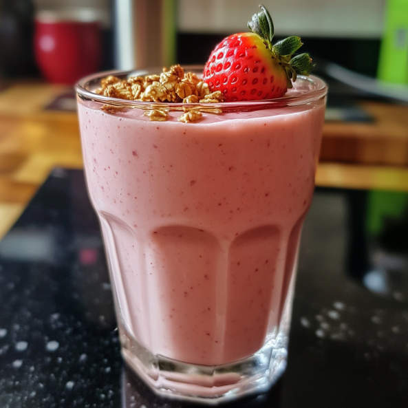 Smoothie de Morango: Cremoso e Refrescante