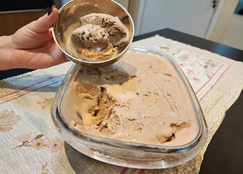 Sorvete Caseiro de Chocolate com Apenas 4 Ingredientes
