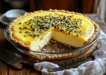 Torta Mousse de Maracujá: Cremosa, Refrescante e Irresistível!