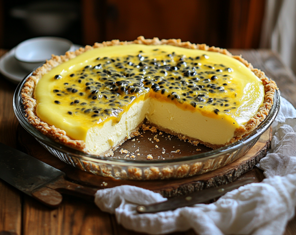Torta Mousse de Maracujá: Cremosa, Refrescante e Irresistível!