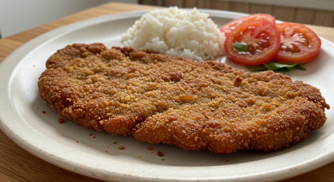 Como Fazer um Bife à Milanesa com Casquinha Crocante