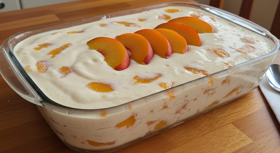 Gelado de Pêssego: Sobremesa Fácil e Refrescante