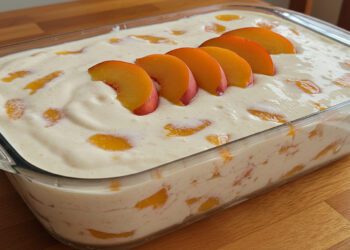 Gelado de Pêssego: Sobremesa Fácil e Refrescante