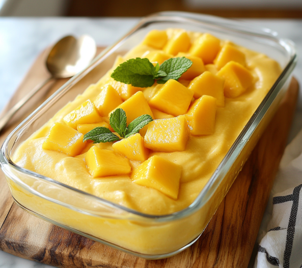 Mousse de Manga Cremoso: A Sobremesa Tropical Perfeita!