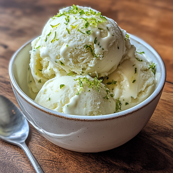 Sorvete de Limão Cremoso com Apenas 3 Ingredientes