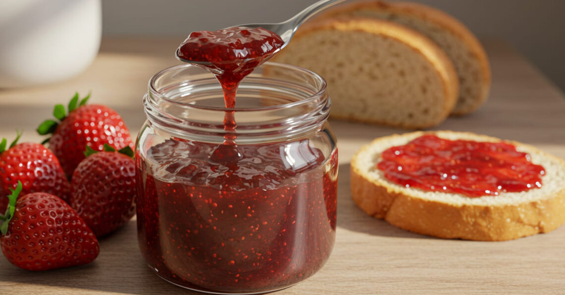 Receita de Geleia de Morango Caseira com Apenas 3 Ingredientes