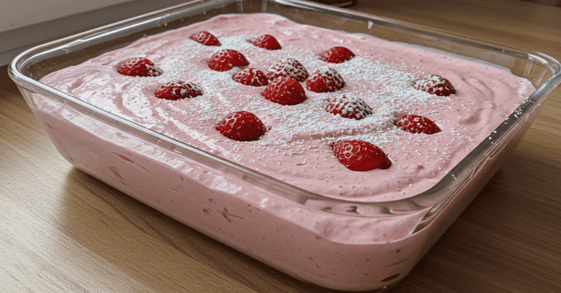 Mousse de Morango com Leite Ninho Super Cremosa e Fácil