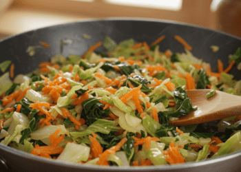 Refogado de Couve, Repolho e Cenoura: Simples e Delicioso