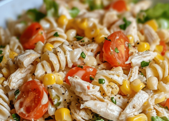 Salada Cremosa de Frango com Macarrão: Refeição Completa e Refrescante