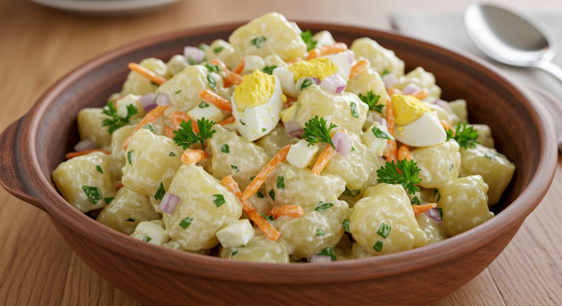 Receita Fácil de Salada de Batata Cremosa para Surpreender no Churrasco