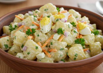Receita Fácil de Salada de Batata Cremosa para Surpreender no Churrasco