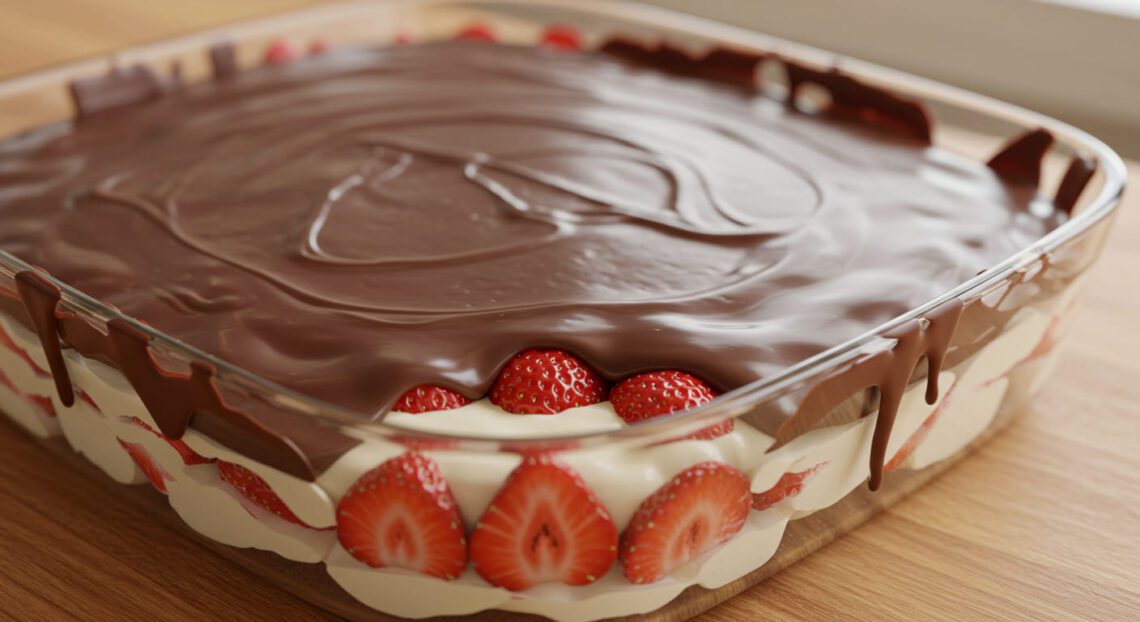 Bombom de Morango na Travessa: A Sobremesa que Todo Mundo Ama!