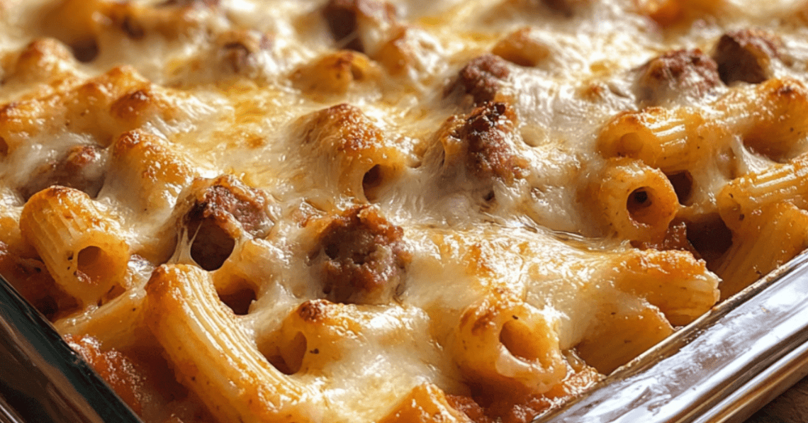 Macarrão de Forno com Linguiça Toscana: Prático e Saboroso!