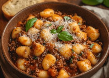 Nhoque à Bolonhesa Simples: Macio, Saboroso e Irresistível!