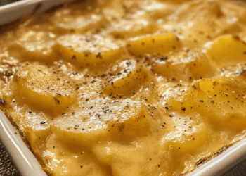 Batata Gratinada com Creme de Queijo: Acompanhamento Delicioso!