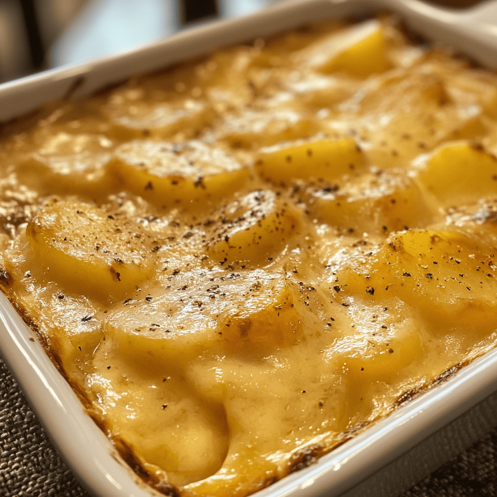 Batata Gratinada com Creme de Queijo: Acompanhamento Delicioso!