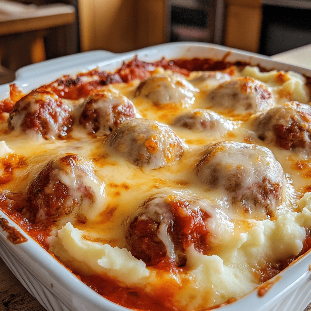 Almôndegas Gratinadas com Purê de Batatas: Uma Explosão de Sabor!