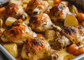 Frango Assado com Maionese e Creme de Cebola: Uma Explosão de Sabor!