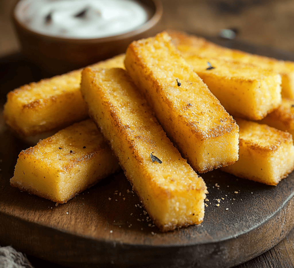 Polenta Frita Crocante: O Aperitivo Perfeito!