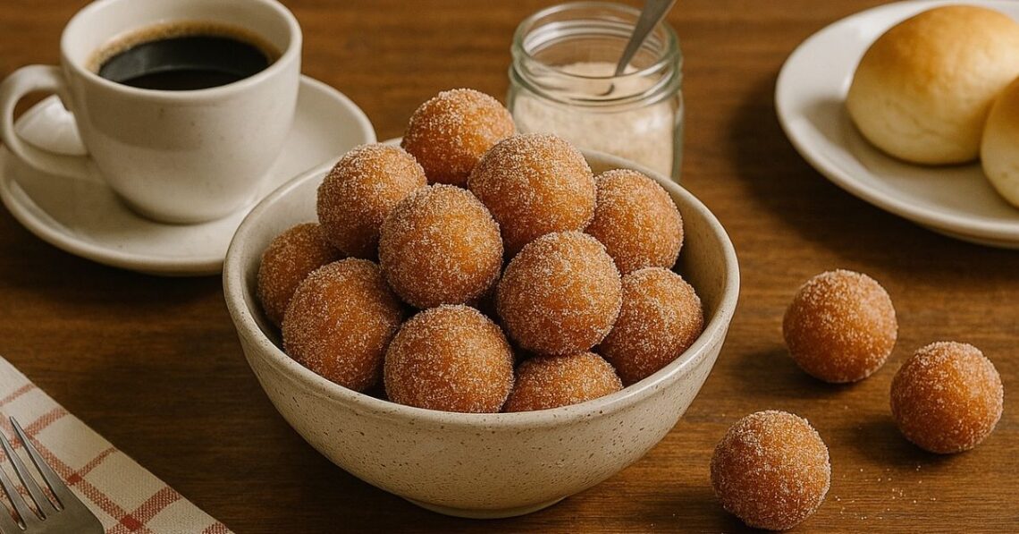 Bolinho de chuva da vovó: fofinho, açucarado e pronto em minutos