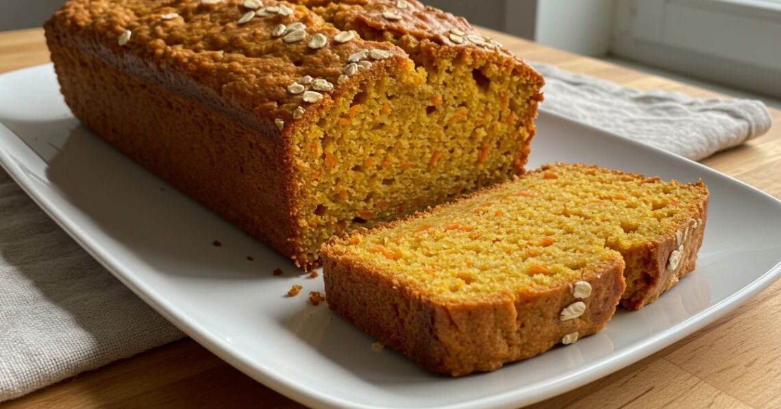 Bolo de cenoura com aveia fofinho e saudável