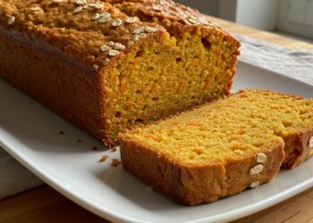 Bolo de cenoura com aveia fofinho e saudável