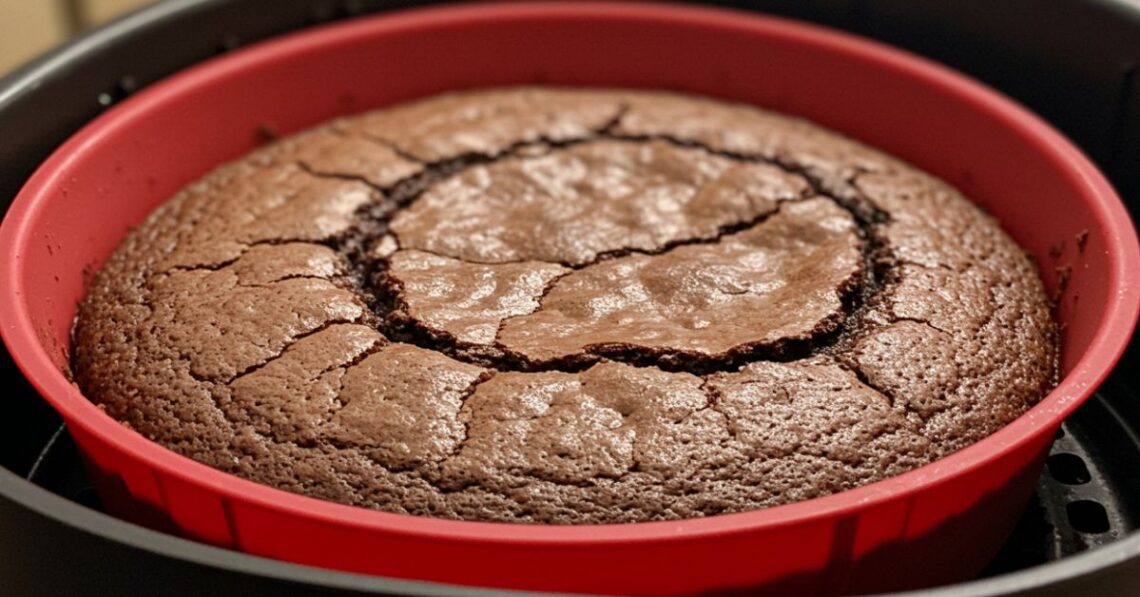 Brownie na airfryer: rápido, barato e muito gostoso