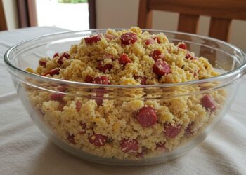 Farofa de calabresa com bacon: fácil, rápida e irresistível