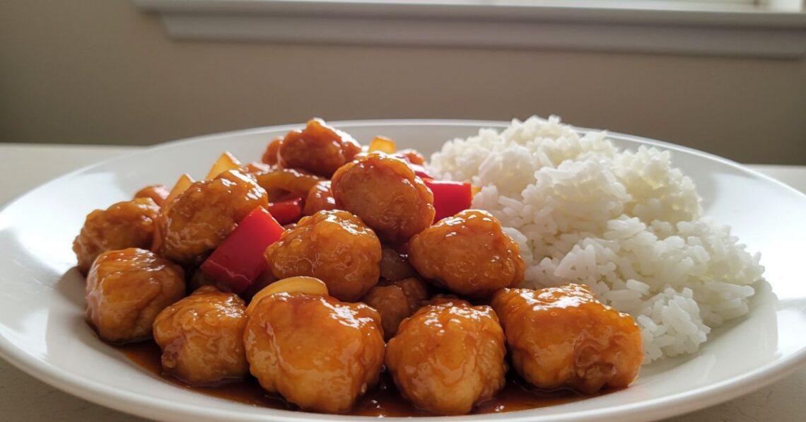 Frango agridoce fácil e rápido com sabor surpreendente