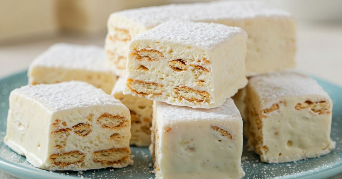 Sobremesa perfeita: palha italiana de leite em pó simples e deliciosa