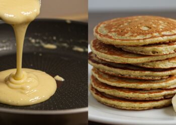 Fiz essa panqueca com banana e só mais um ingrediente (virou vício!)