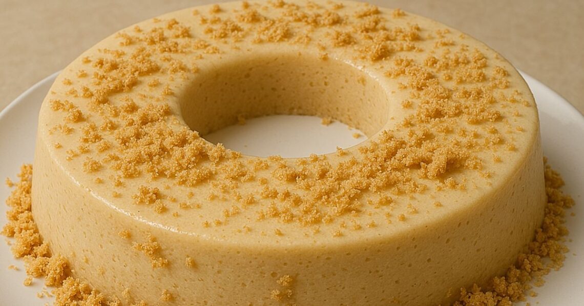 Receita de Pudim de Paçoca Sem Ovo e Sem Forno: Delícia Gelada!