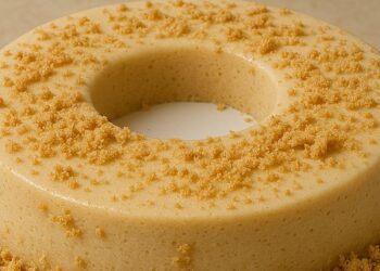 Receita de Pudim de Paçoca Sem Ovo e Sem Forno: Delícia Gelada!