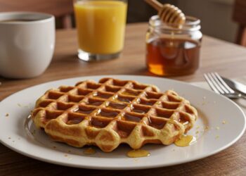 Receita de waffle simples: macio, dourado e muito fácil de fazer