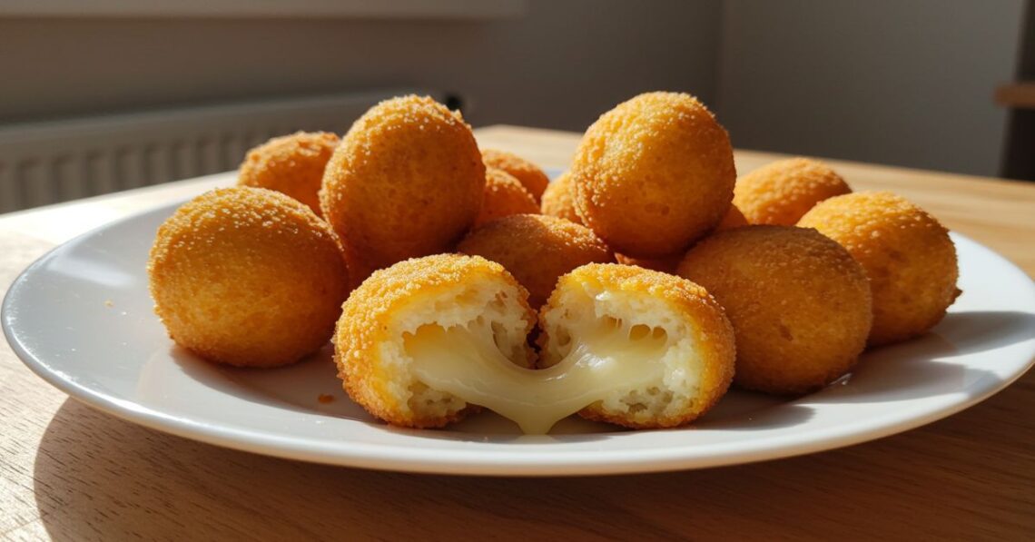 Bolinha de queijo com 3 ingredientes: só misturar e fritar